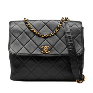 Pre-Loved Chanel CC Quilted Lambskin Single Flap